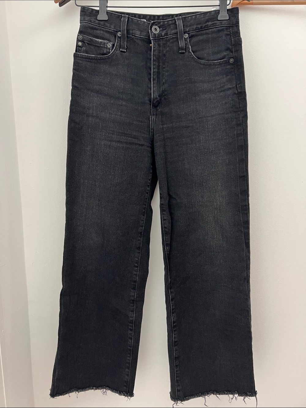 AG THE ETTA 26 rise 11 inseam 24 AWESOME STOVEPIPE WIDE LOOK